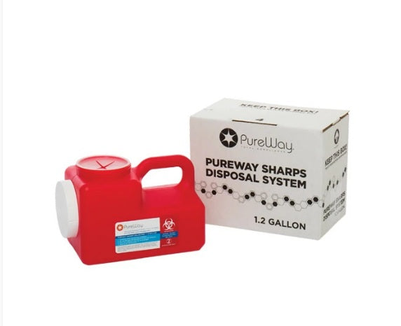 1.2 Gallon Sharps Disposal Container System