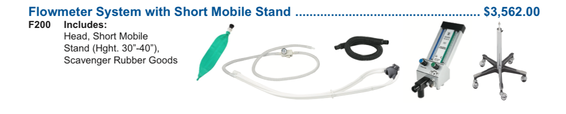 BelMed Flow Meter System PN:F250