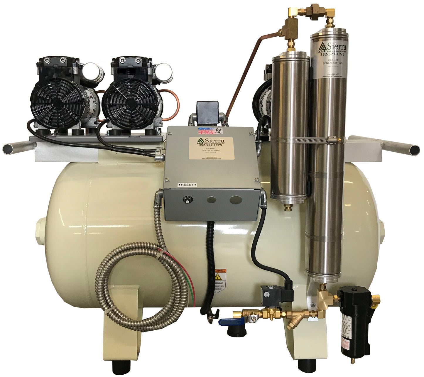 SIERRA EAGLE-T12 QUIET DENTAL OIL-LESS AIR COMPRESSOR PN: EGL-T12