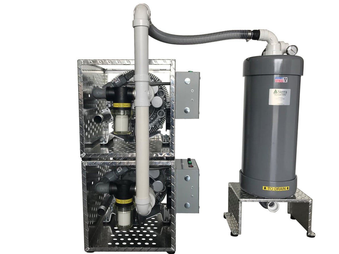 SIERRA TRU-VAC 22 (TV-22) WATER-LESS & OIL-LESS DENTAL VACUUM SYSTEM PN:TV-22